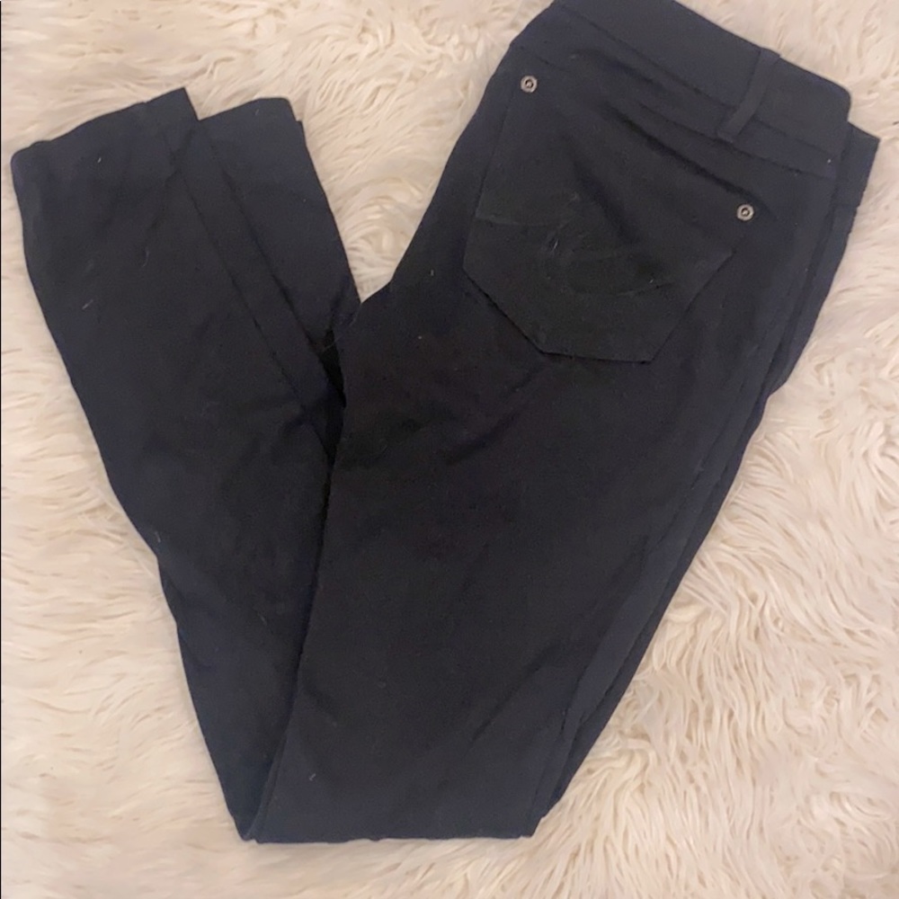 Black Express skinny leg jeggings